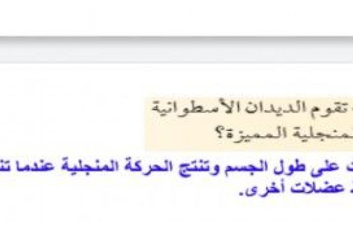 تم الإجابة عليه: وضح كيف تقوم الديدان الاسطوانية بحركتها المنجلية المميزة