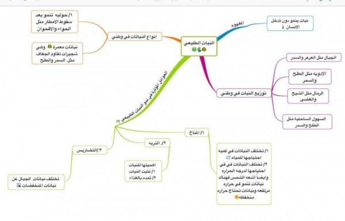 تم الإجابة عليه: تصميم مخطط أو شريحة تقديمية تبين فيه العلاقة بين مكونات البيئة والعوامل التى تؤثر فيها