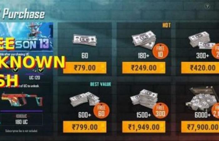 كيف تحصل على 1800 UC شده مجانًا في ببجي موبايل PUBG Mobile