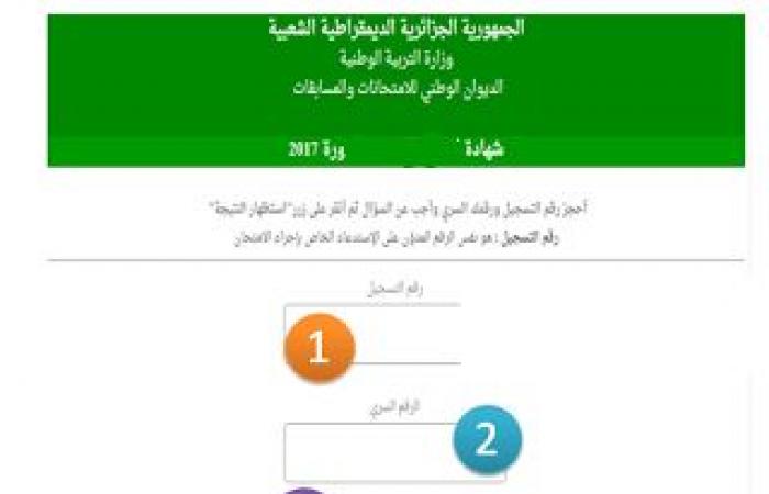 نتائج شهادة البكالوريا 2020 برقم التسجيل والرقم السري