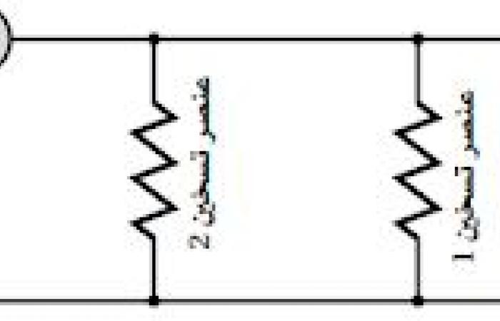 حل أسئلة التقويم الفصل الثامن ( دوائر التوالي والتوازي الكهربائية )