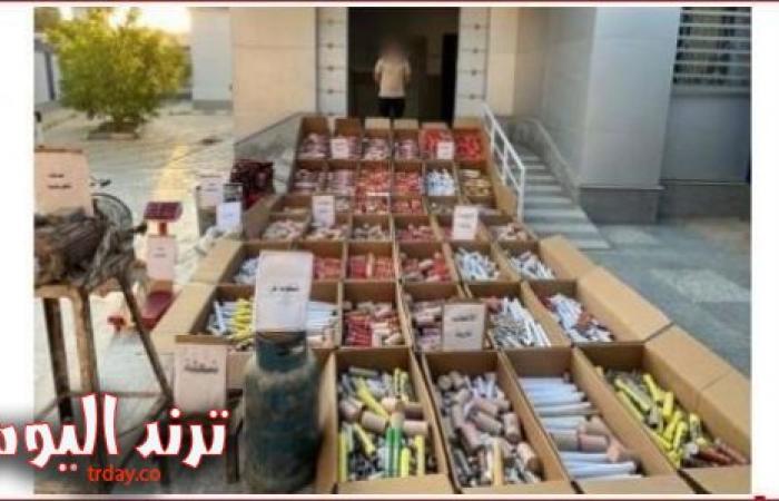 القبض على شخصين في القاهرة وبحوزتهما 22 ألف قطعة من الألعاب النارية