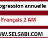 progression annuelle français 2AM PDF